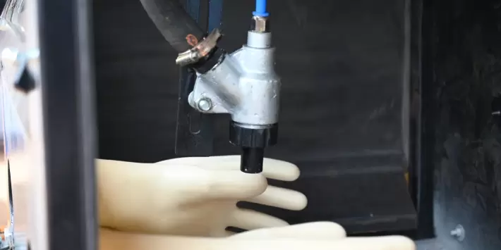 Glass Beads Blasting Machine